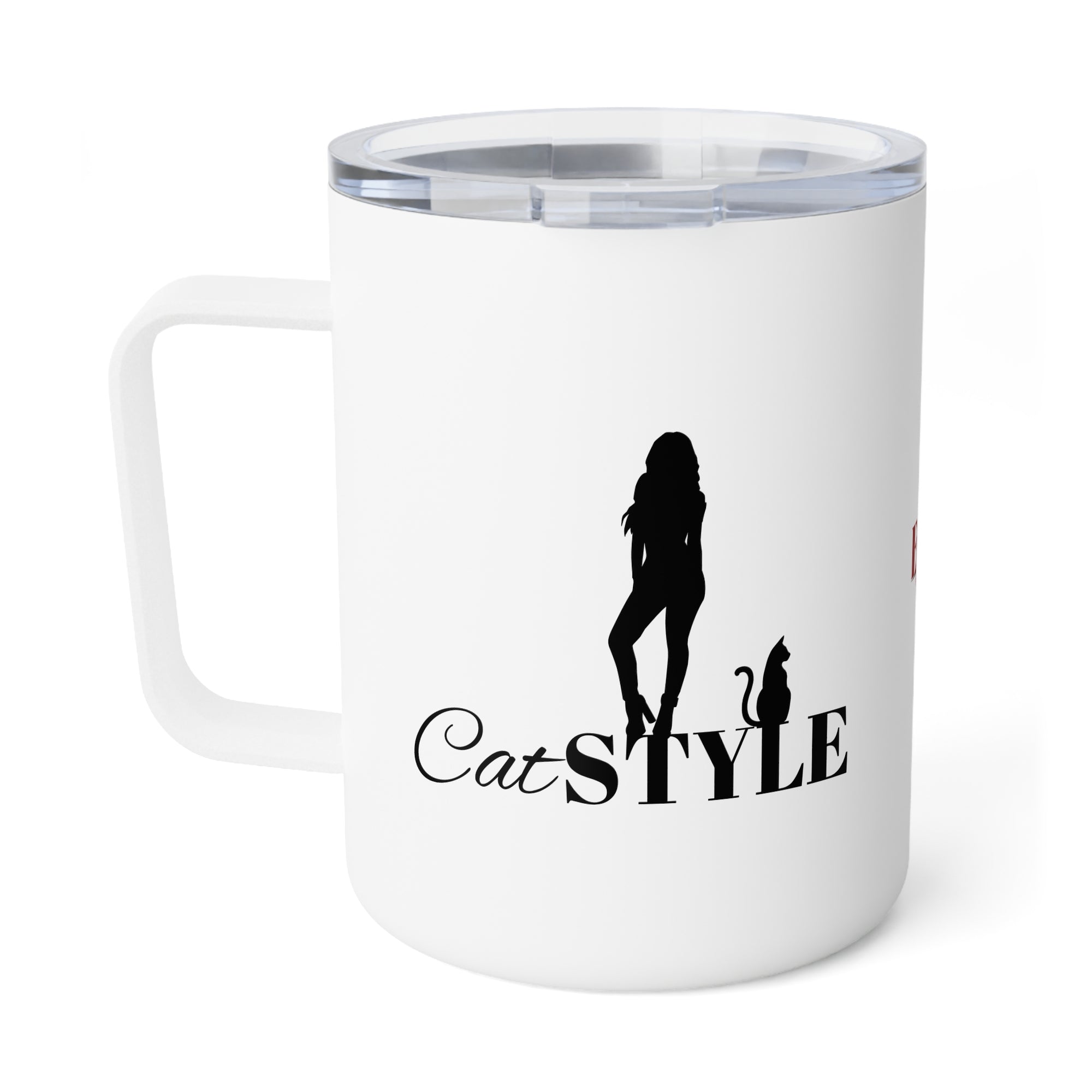 Cat Style Insulated Coffee Mug, 10oz