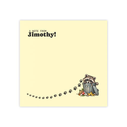 A Note From Jimothy Raccoon Post-it® Notes