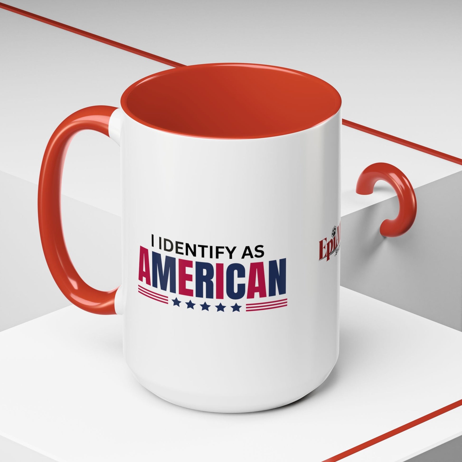 I Identify as American Accent Coffee Mug - 11 oz & 15 oz Printify