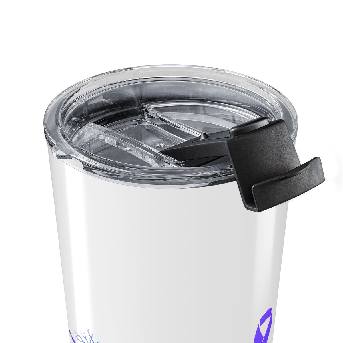 Epilepsy Awareness Purple Ribbon & Neuron 20 oz Insulated Tumbler