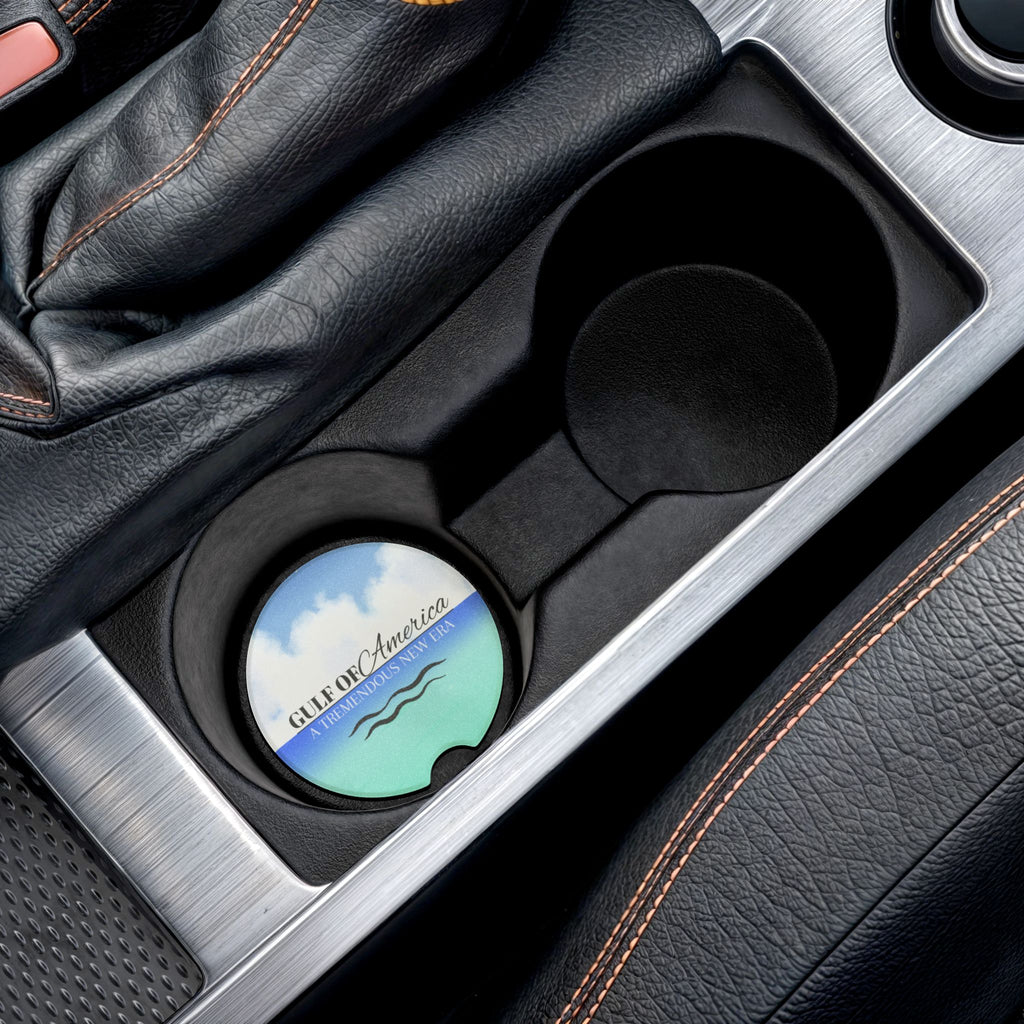 Tremendous American Gulf Soapstone Car Coaster