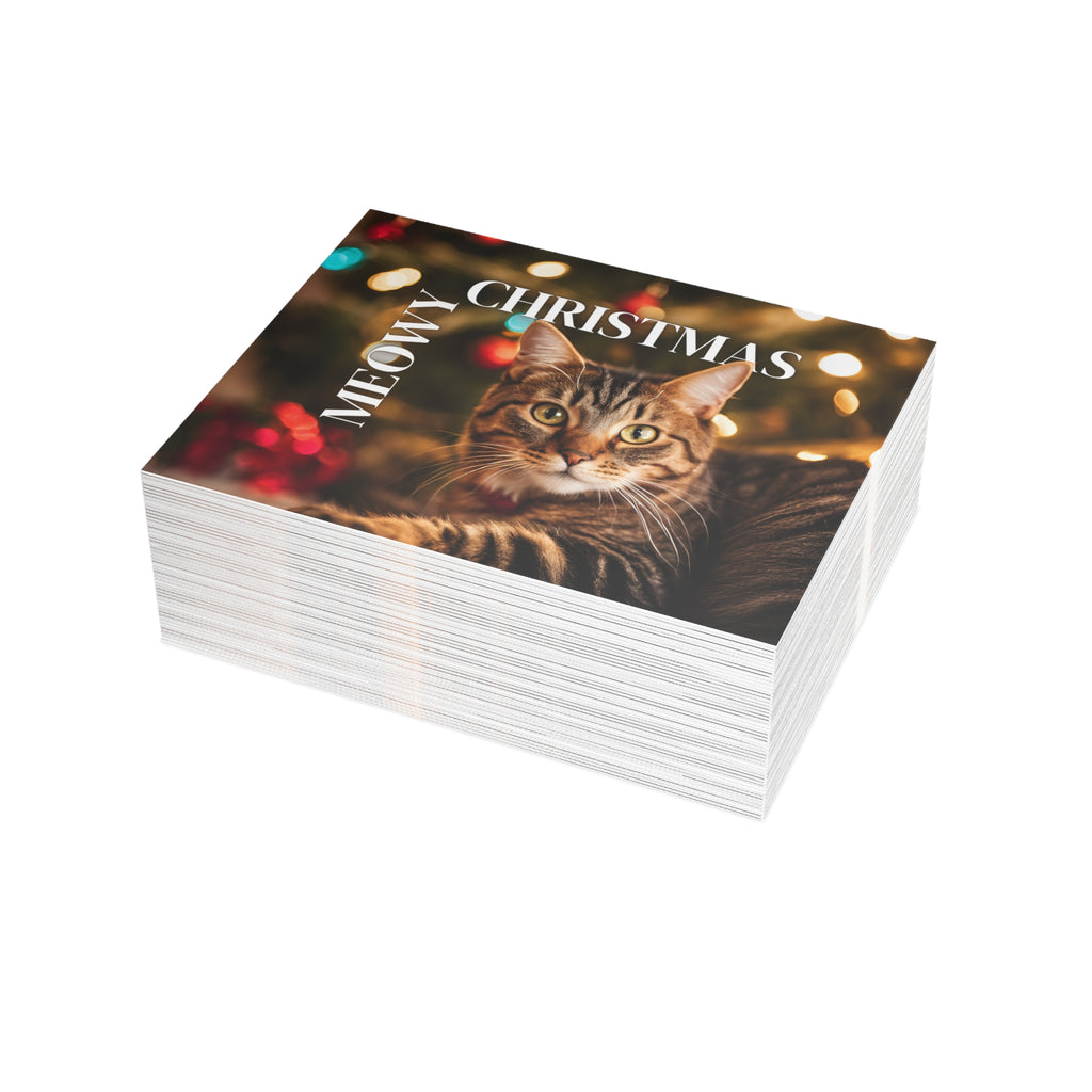 Meowy Christmas Postcard Bundles (envelopes included)