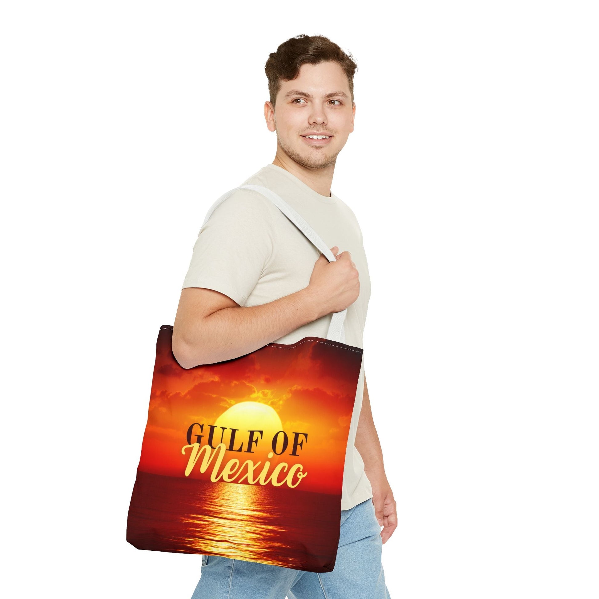 Gulf of Mexico Sunset Tote Bag - Chic Beach Accessory Printify