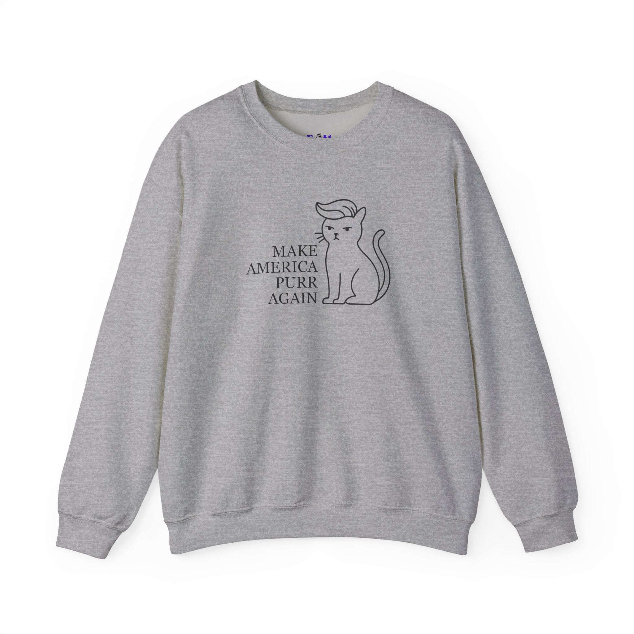 “Make America Purr Again” Parody Cat Sweatshirt