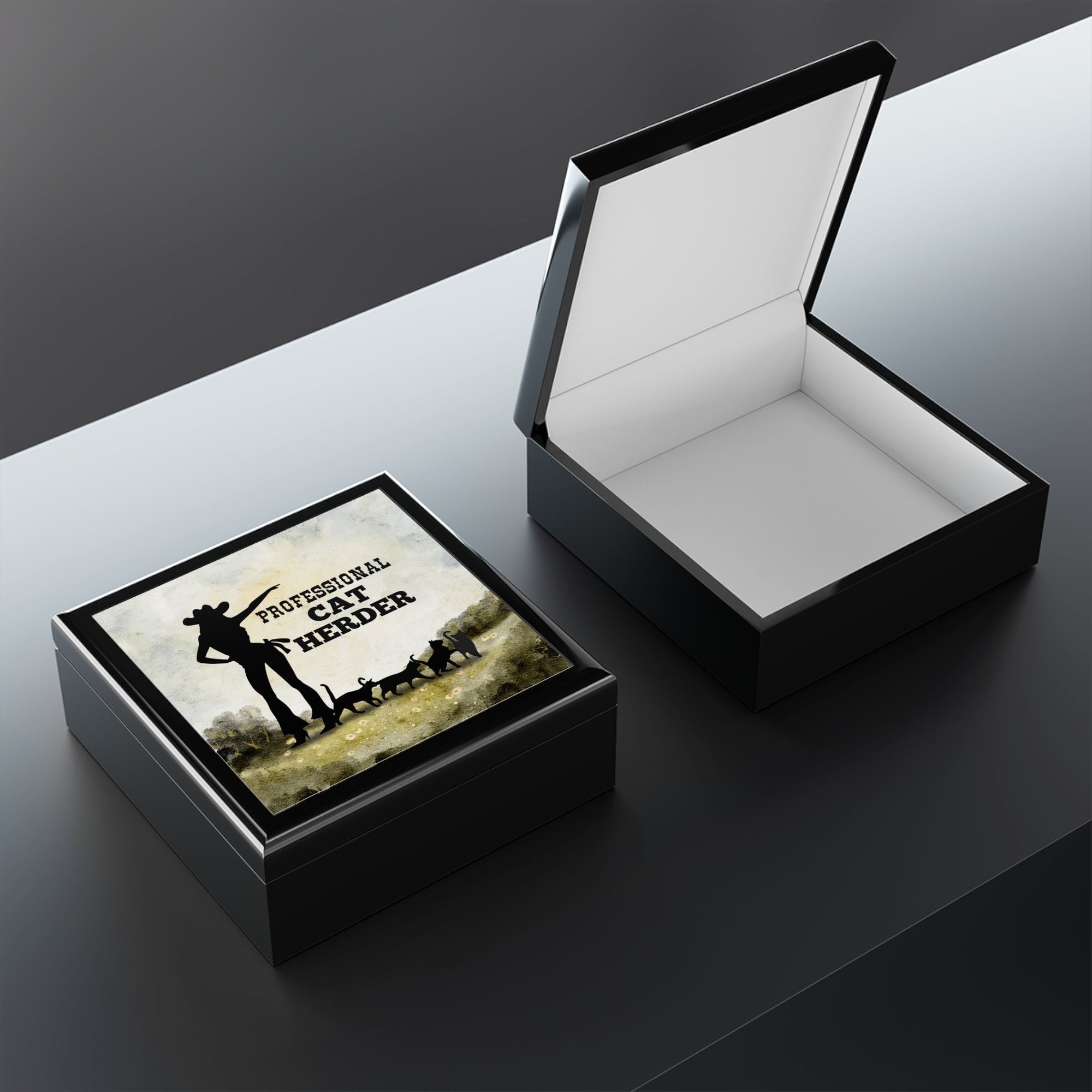 Professional Cat Herder Jewelry Box