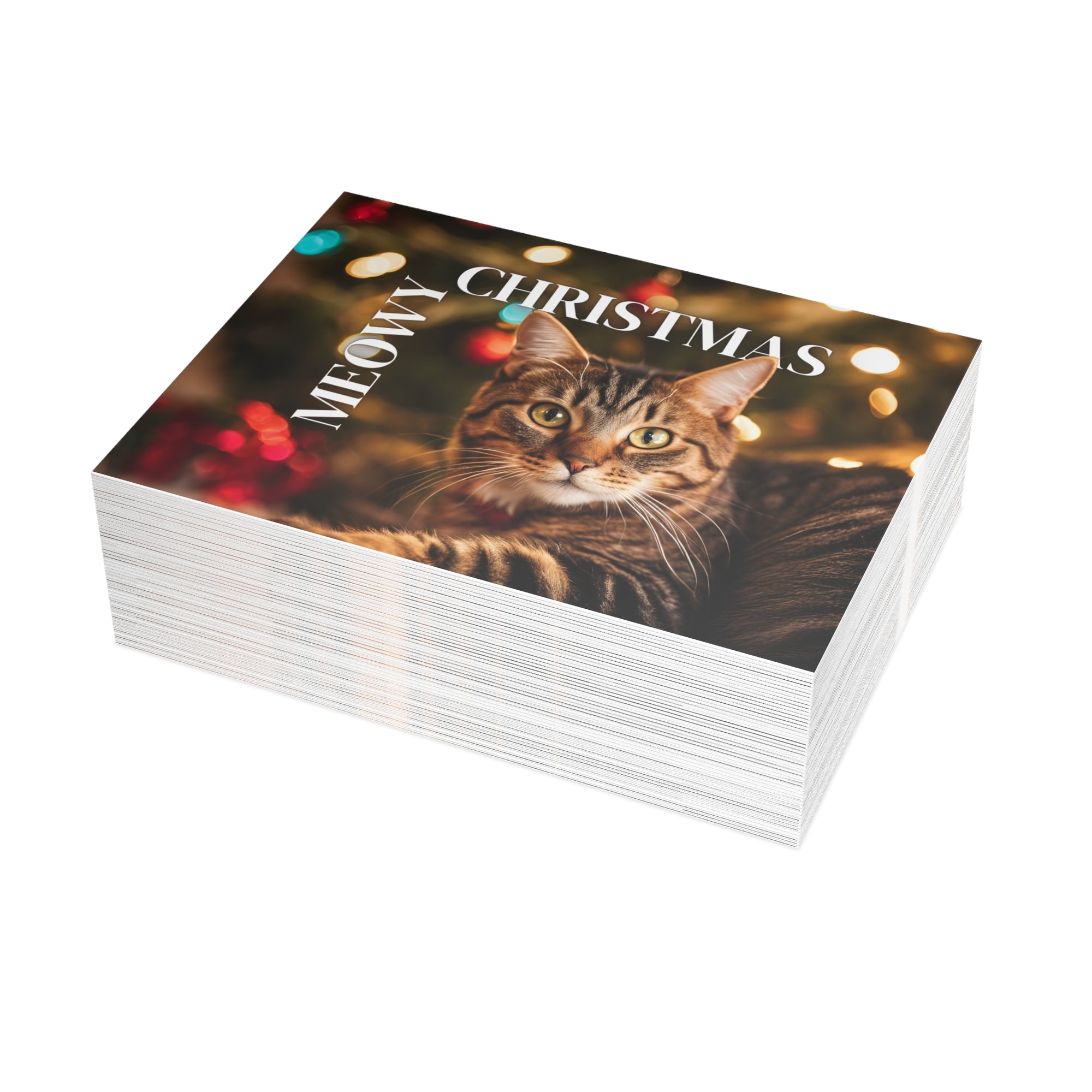 Meowy Christmas Postcard Bundles (envelopes included)