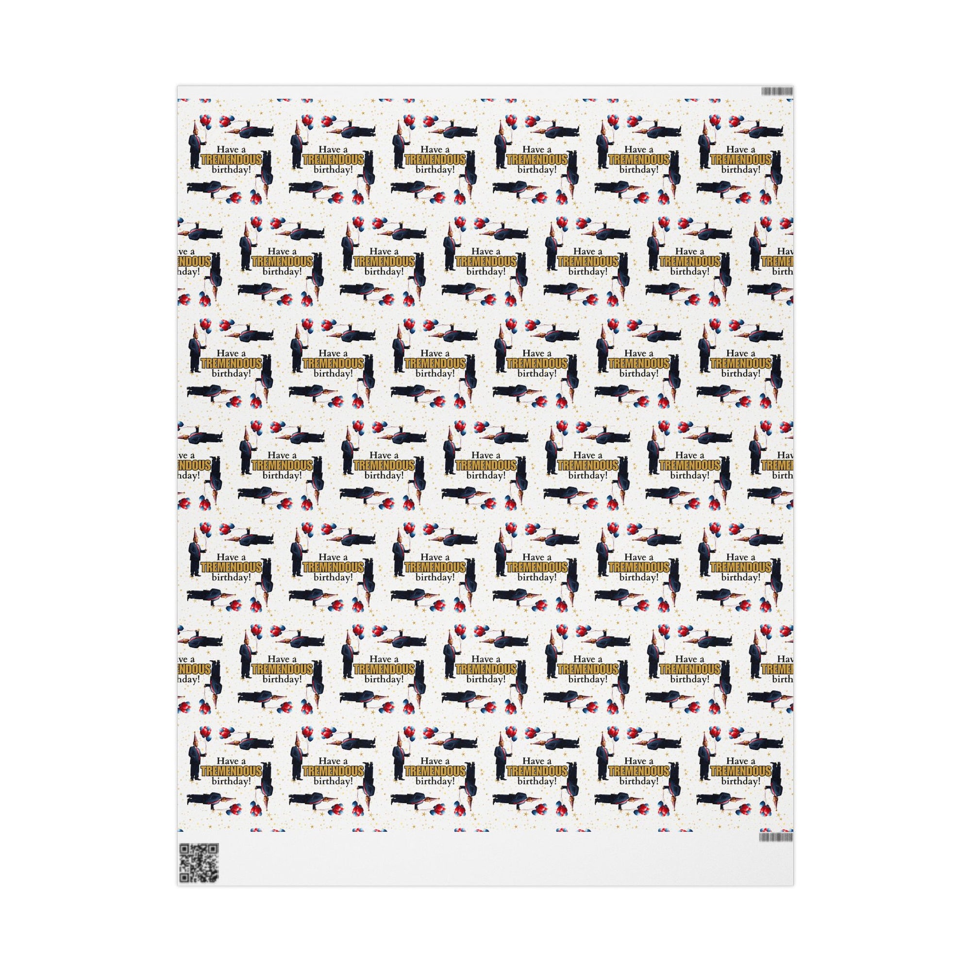 Tremendous Trump Birthday Wrapping Paper