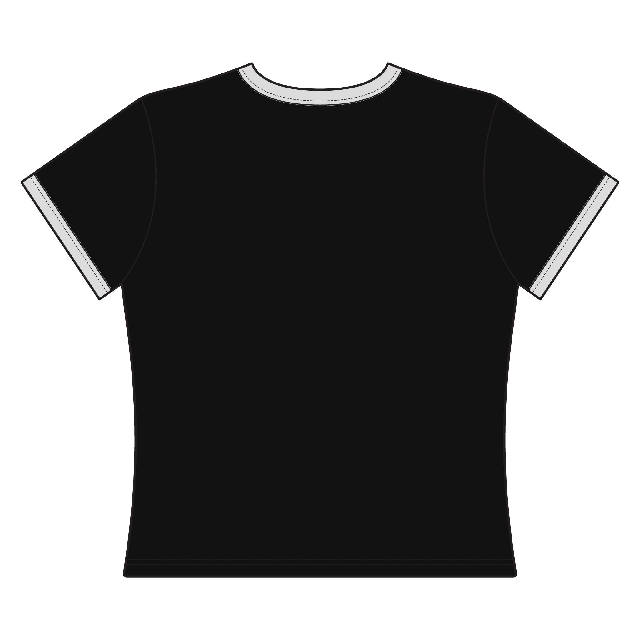 National Hotness Administration Cropped Ringer Tee