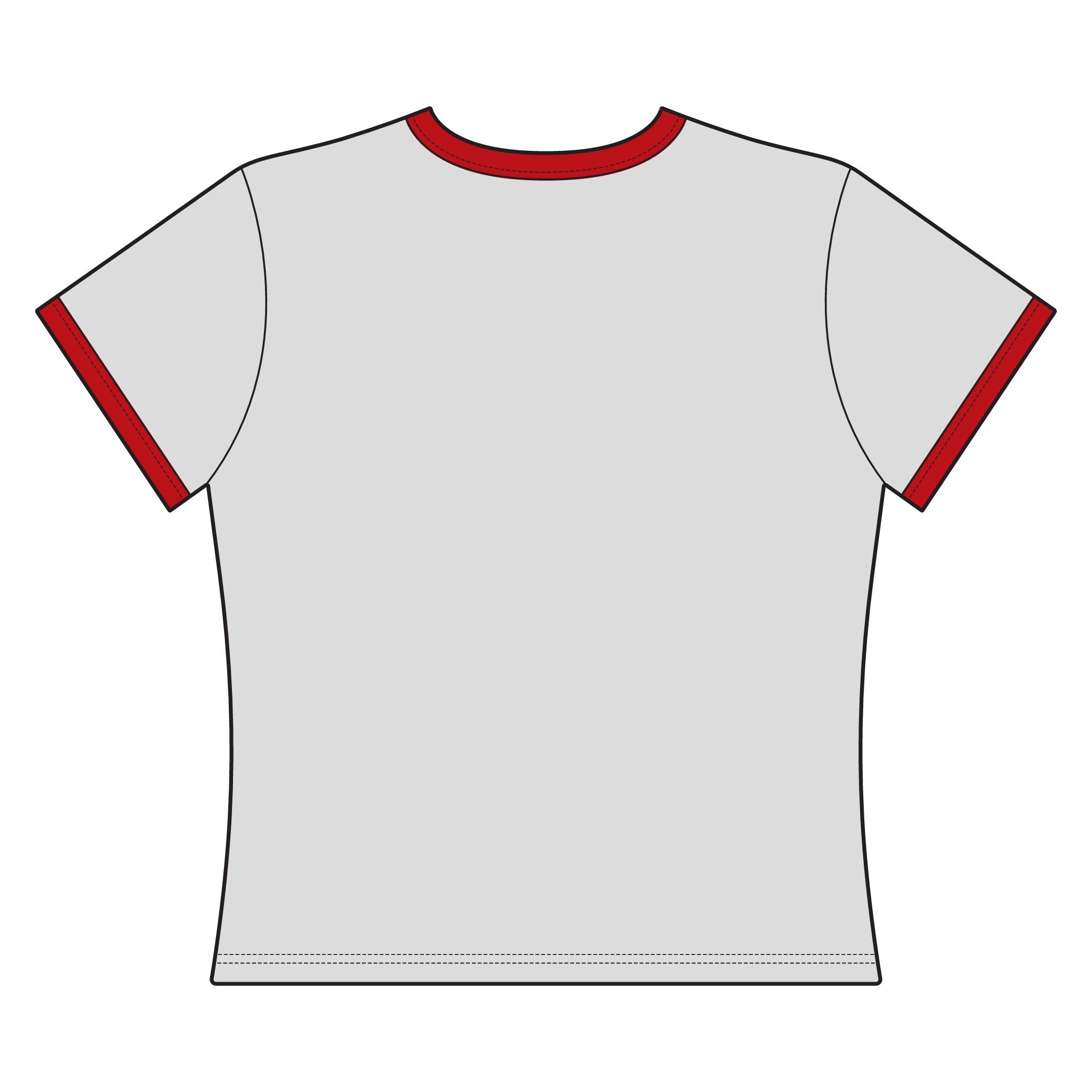 National Hotness Administration Cropped Ringer Tee