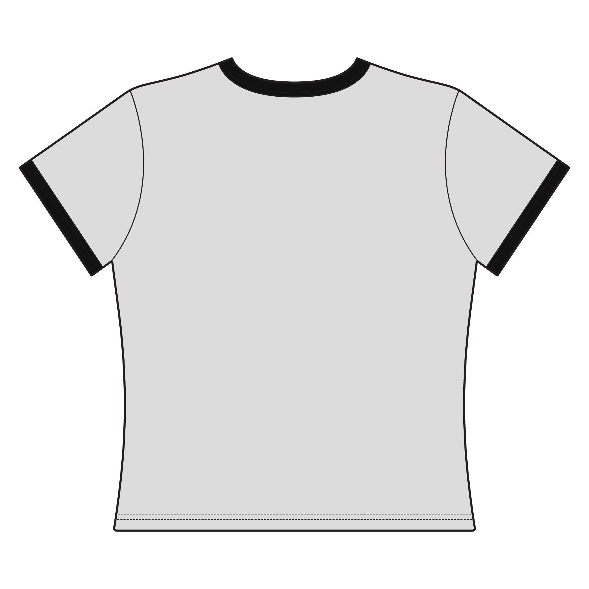 National Hotness Administration Cropped Ringer Tee