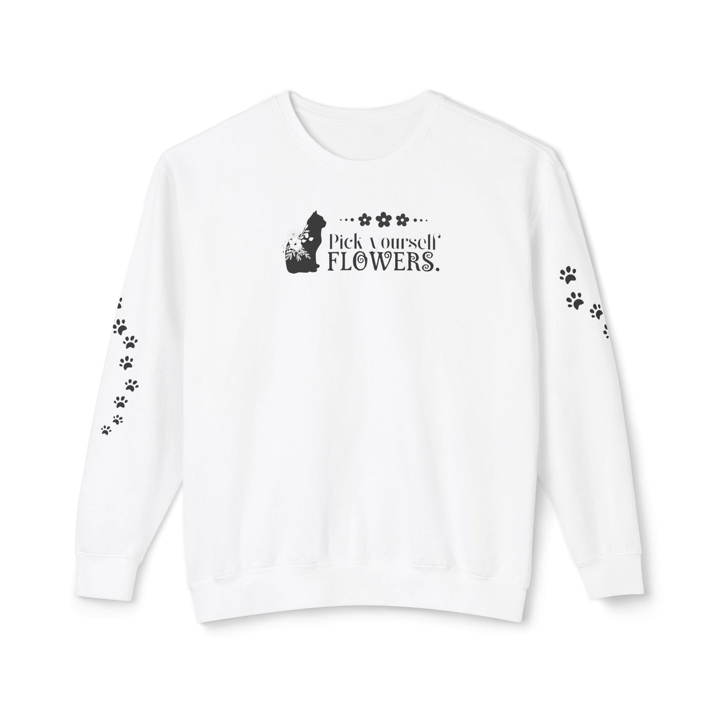 Flowers Unisex Lightweight Crewneck Sweatshirt - Sweatshirt - Epileptic Al’s Shop