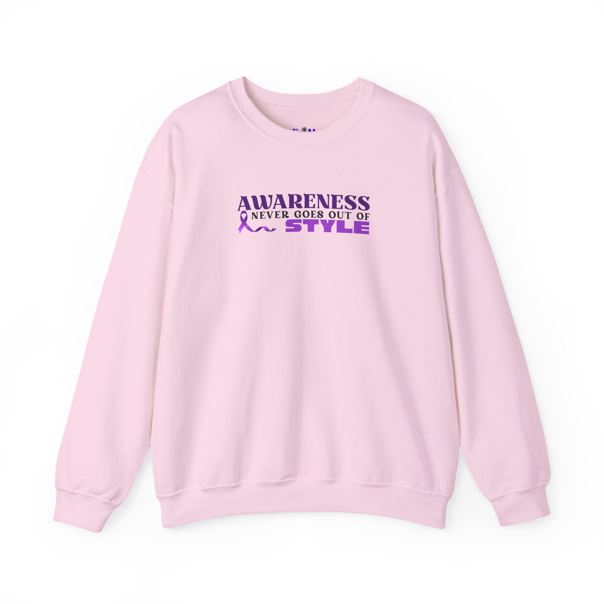 “Awareness Never Goes Out of Style” Embroidered Sweatshirt
