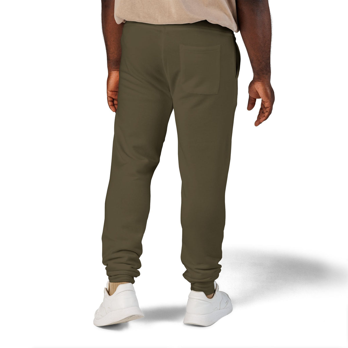 Lap of Management Embroidered Cat Fleece Joggers