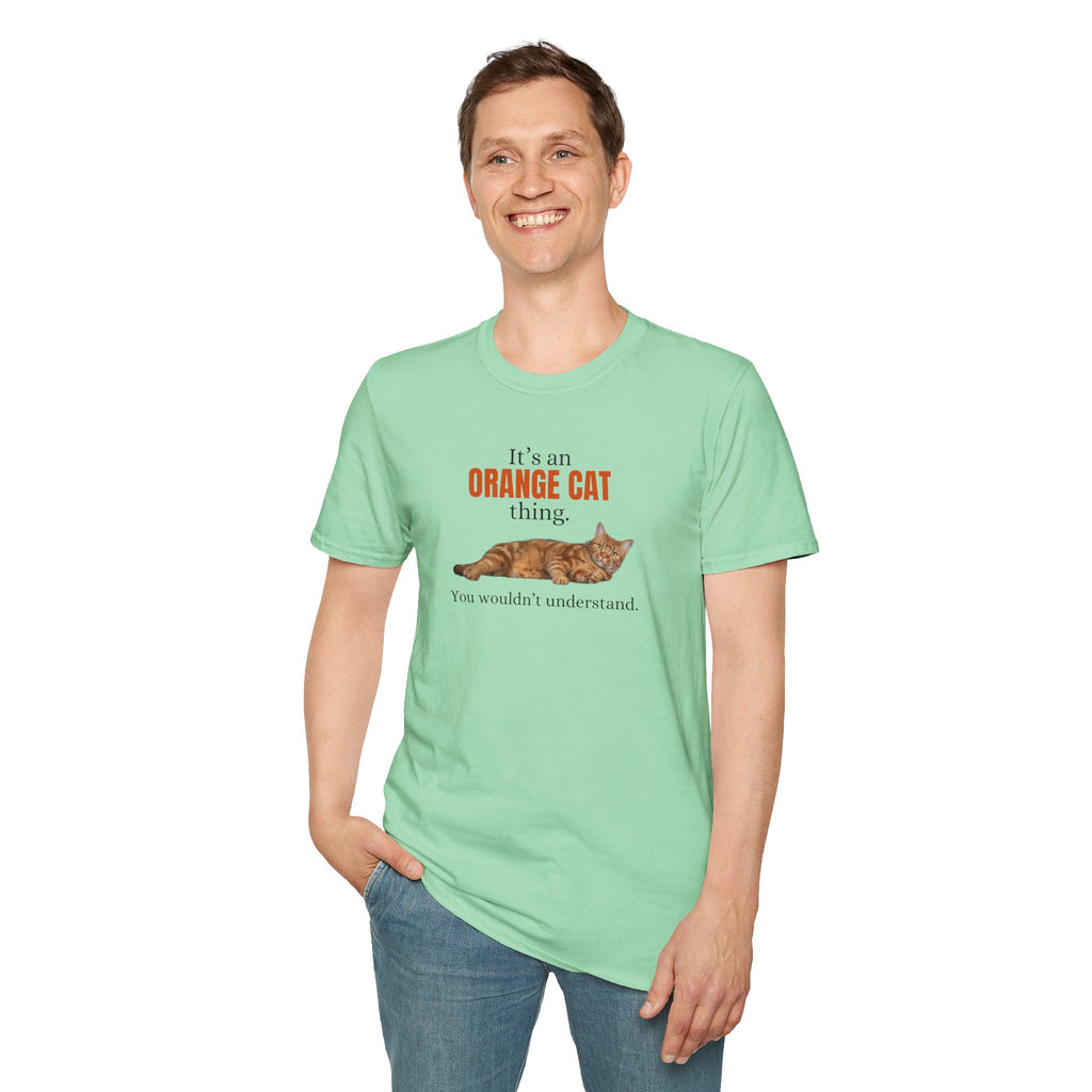 It's an Orange Cat Thing Unisex Softstyle T-Shirt