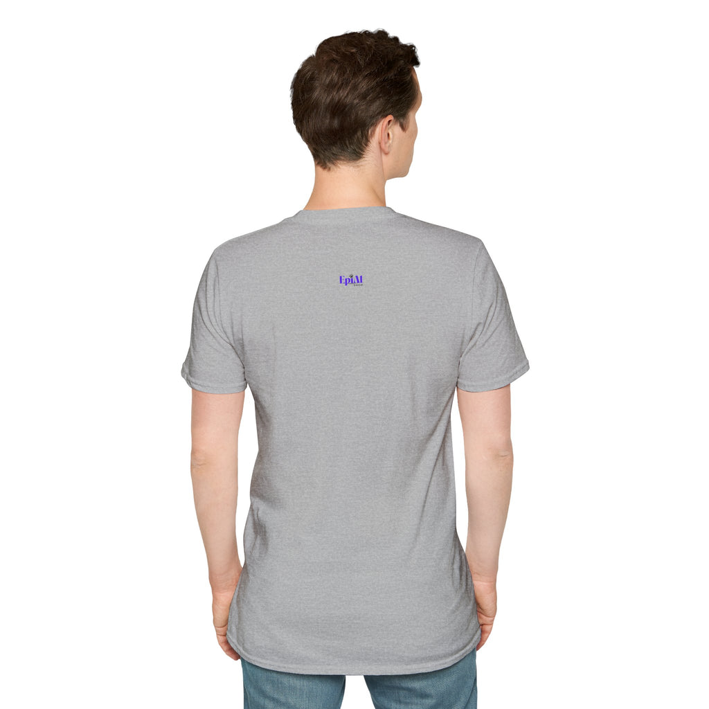 Purple Ribbon Brain Graphic Unisex T-Shirt