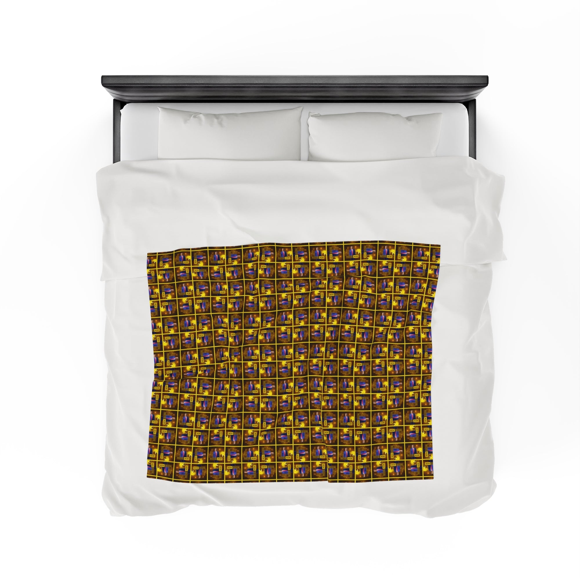 Trump Golden Age Velveteen Plush Blanket