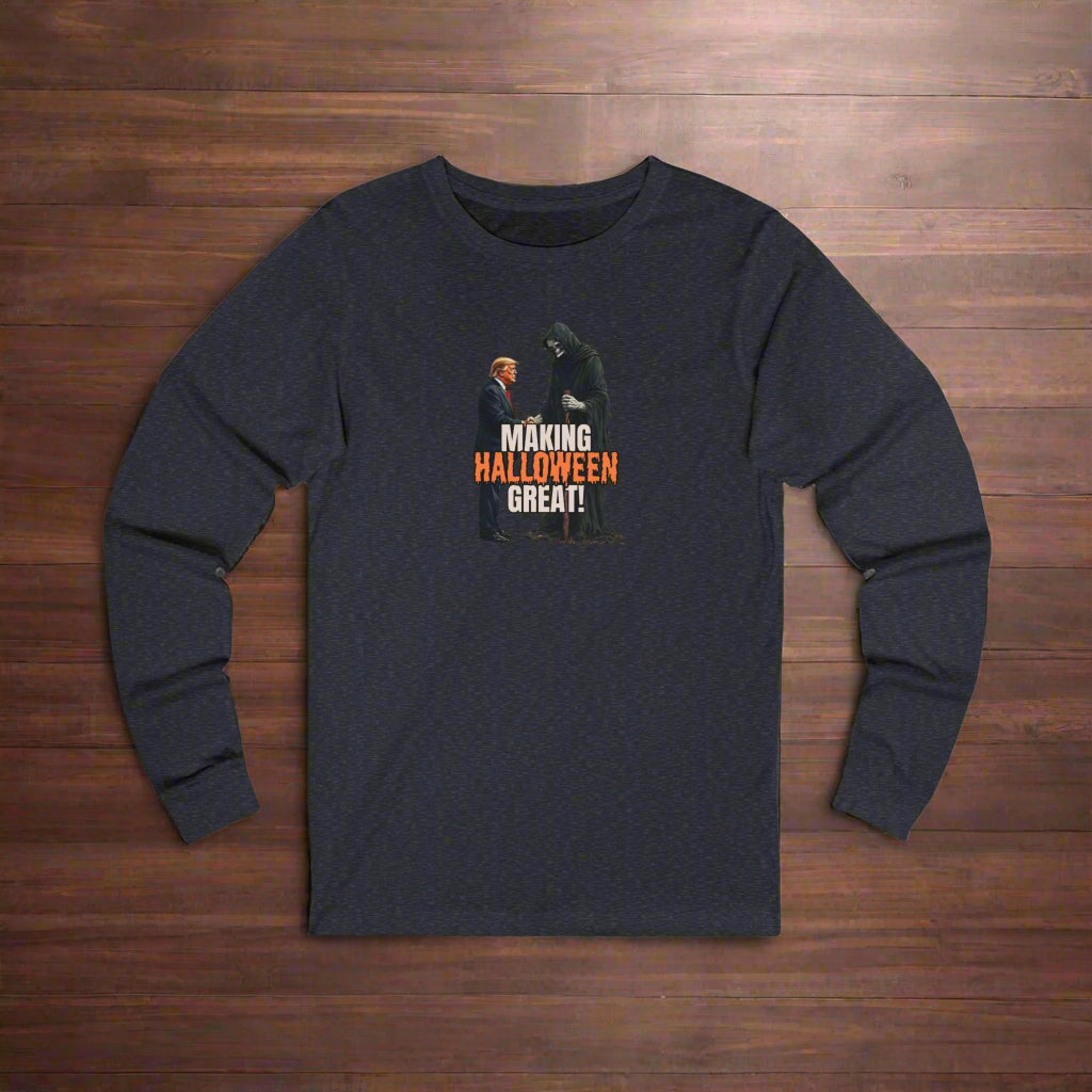 Halloween Humor Long Sleeve Tee for Adults