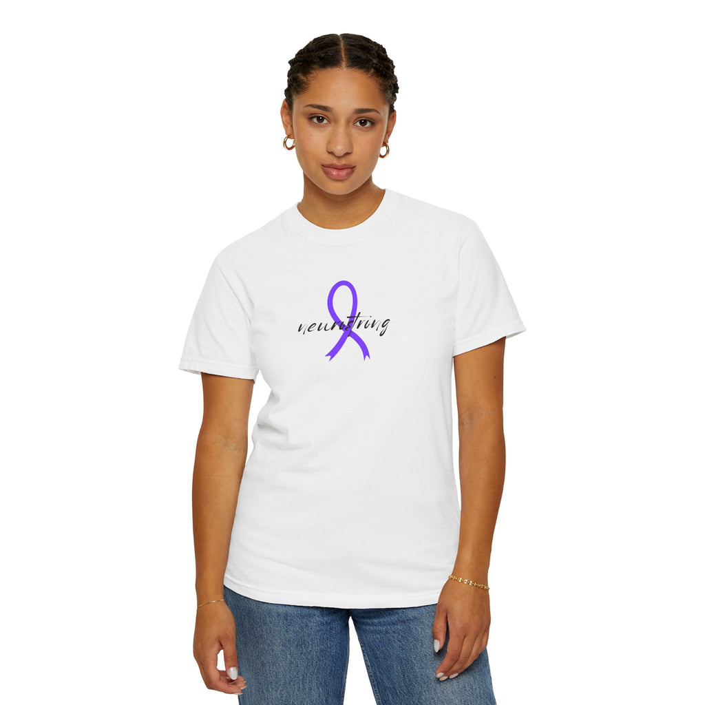 Neurostrong Epilepsy Awareness T-Shirt | Purple Ribbon Tee