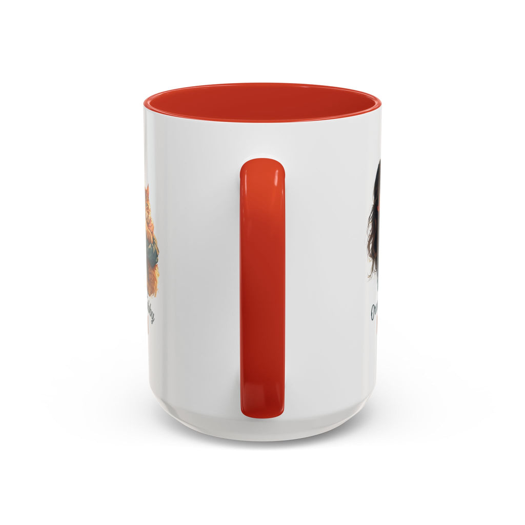 Charming Orange Tabby Mom Coffee Mug – Perfect Gift for Cat Lovers