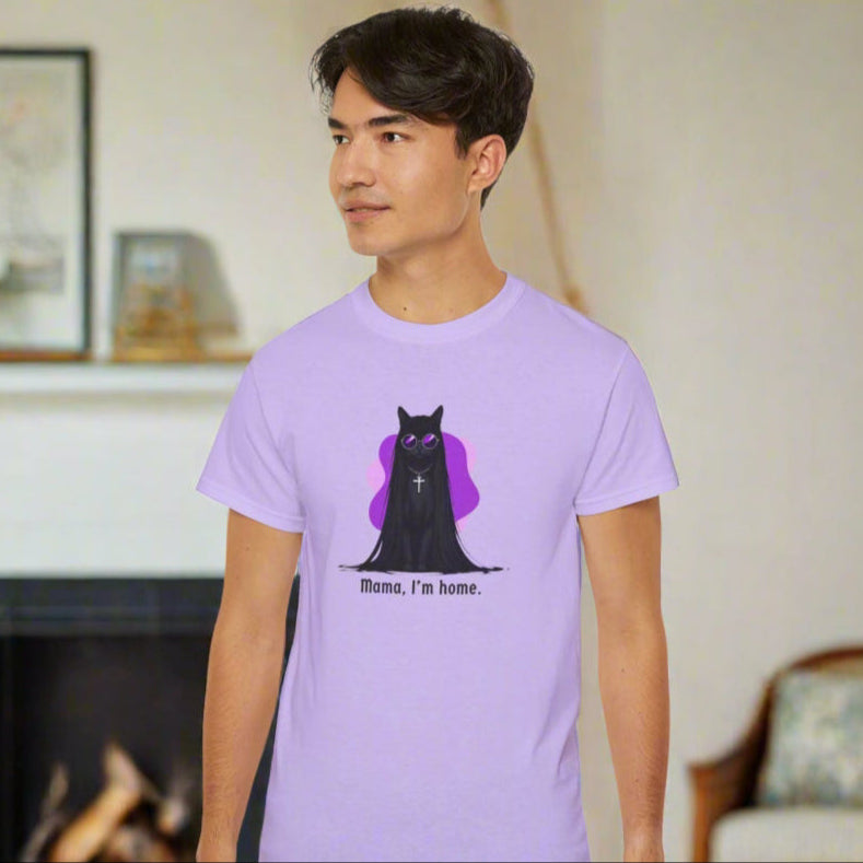 Mama I'm Home Ozzy Cat Graphic Tee