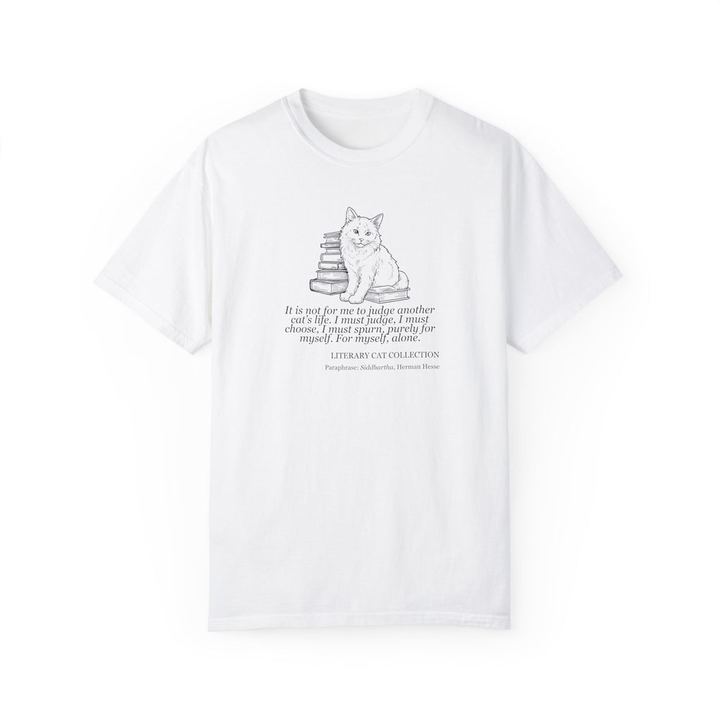 Literary Cat Unisex T-Shirt - Siddhartha