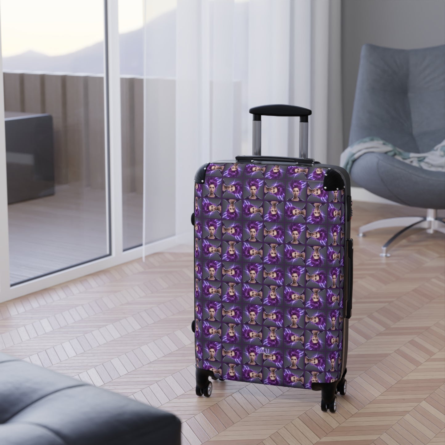 Purple Maze Epilepsy Awareness Suitcase