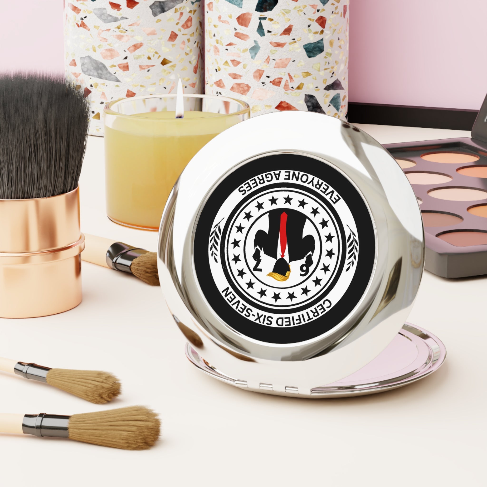 Certified Six–Seven – Compact Travel Mirror