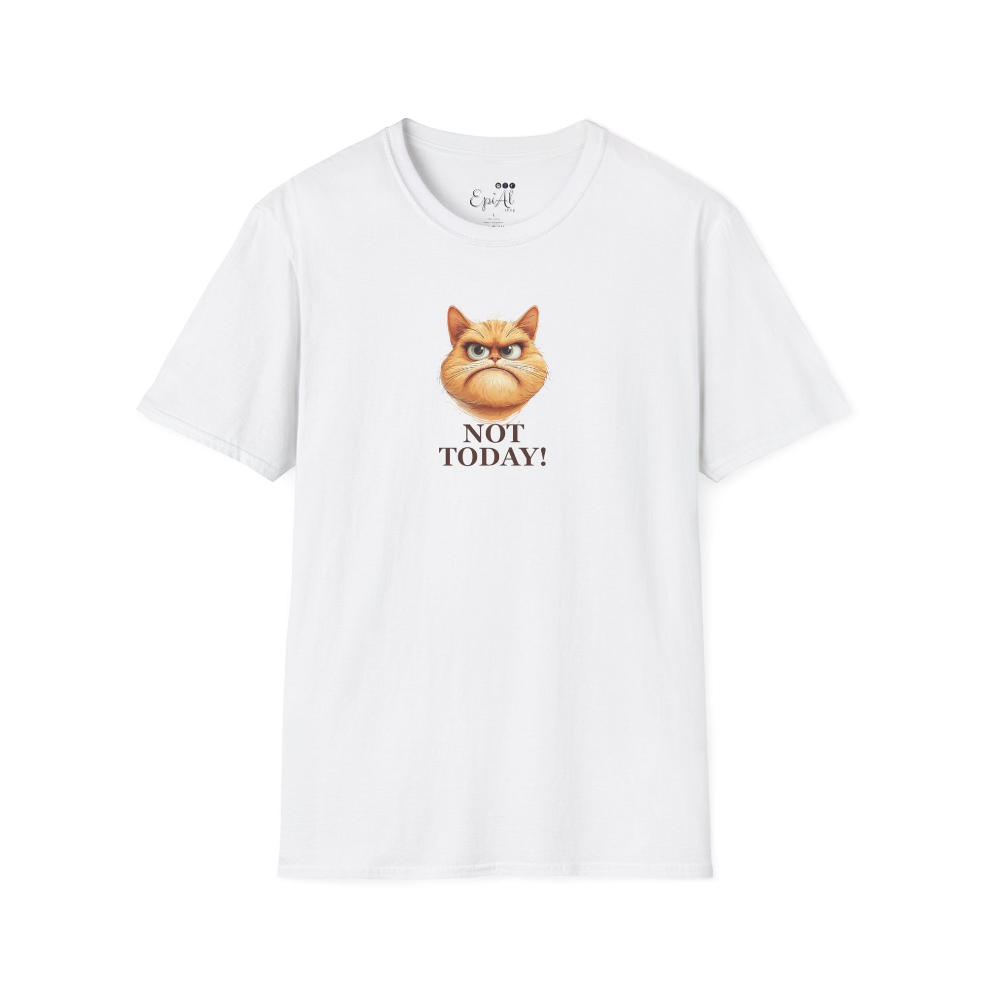 Sassy Not Today Cat T-Shirt, Fun Graphic Tee