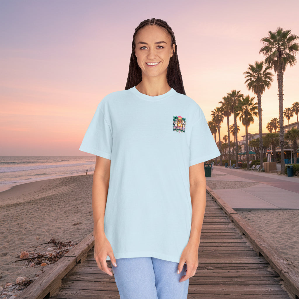 Furreal Cat Sunset Tee | Cool Cats, No Explanation Unisex T-Shirt