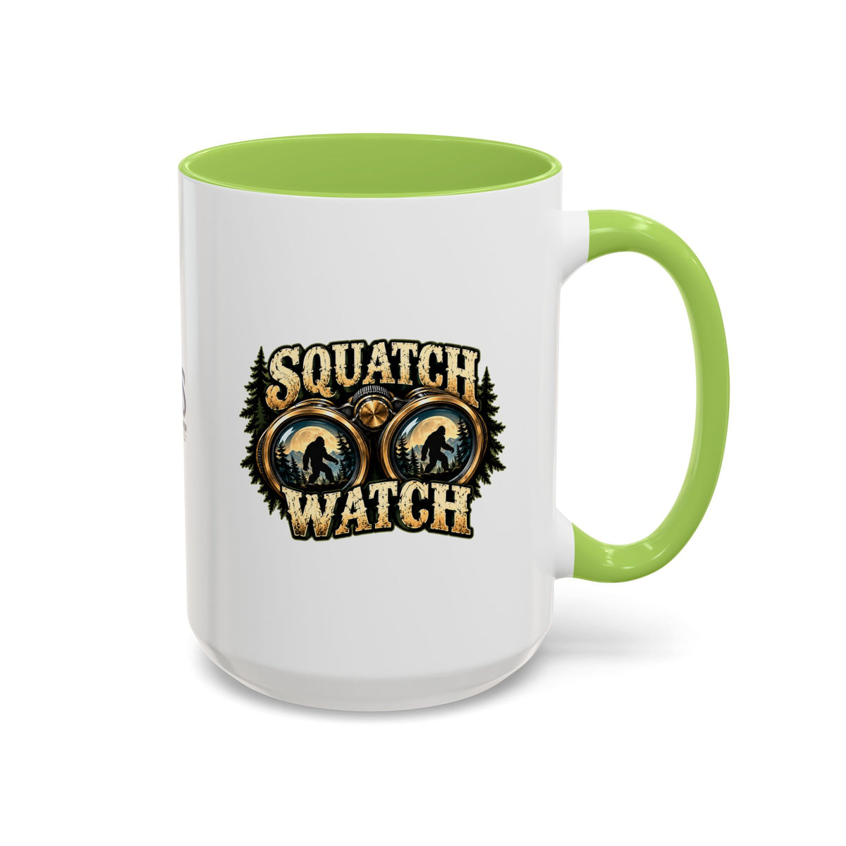Squatch Watch Bigfoot Mug | Two-Tone Sasquatch Coffee Cup (11oz/15oz)