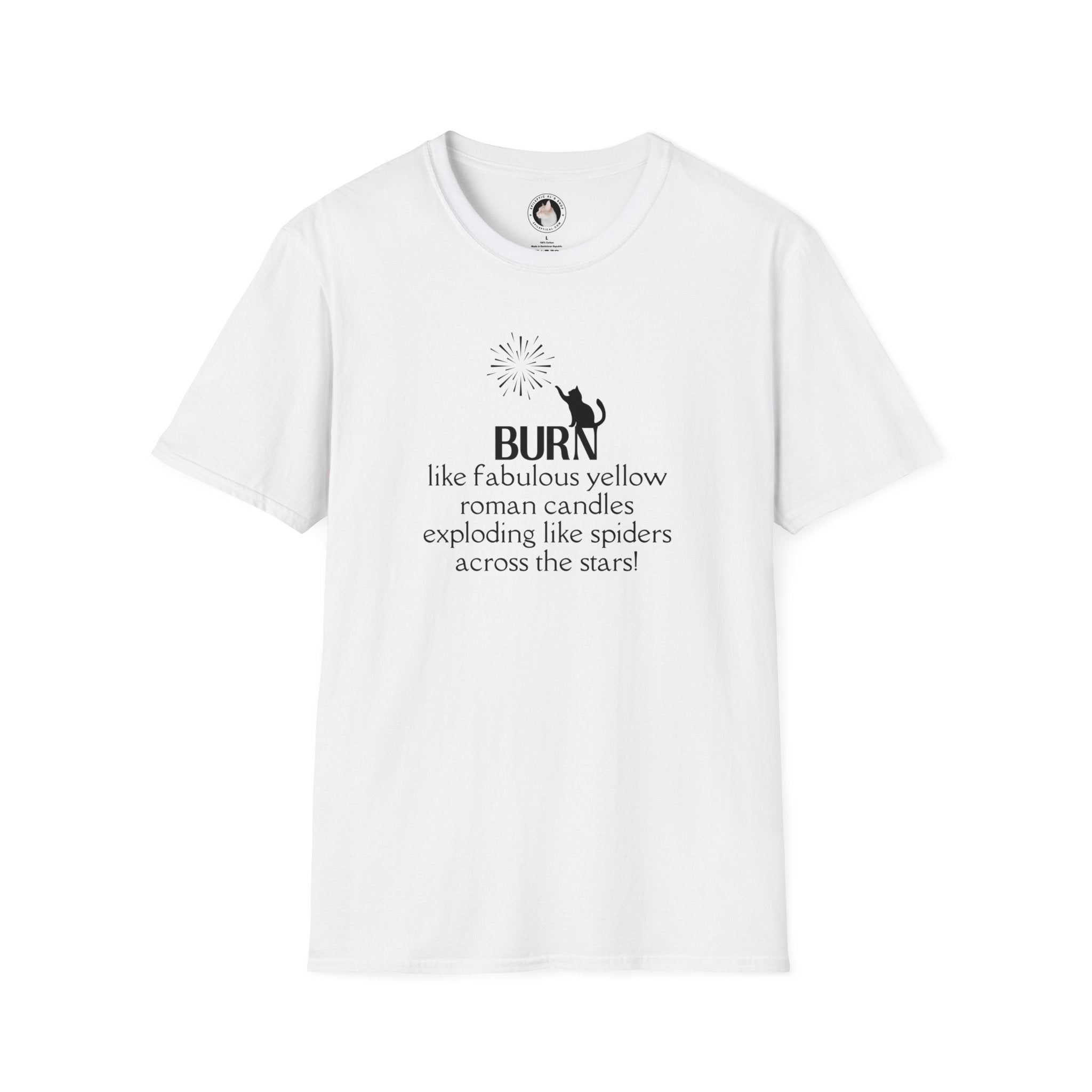 Burn Unisex Softstyle T - Shirt - T - Shirt - Epileptic Al’s Shop