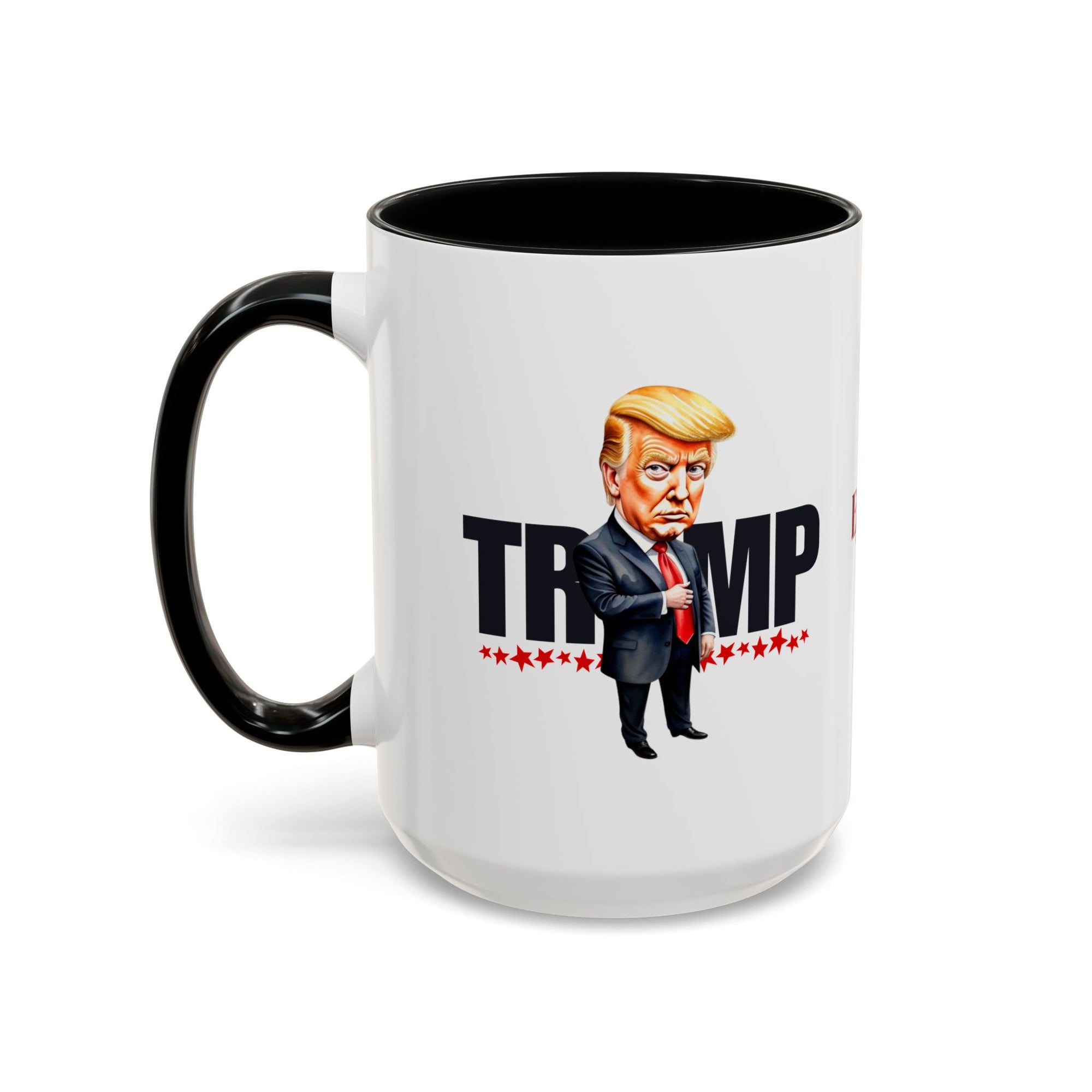 Trump Accent Coffee Mug - 11oz & 15oz, Bold Statement Mugs for Political Enthusiasts