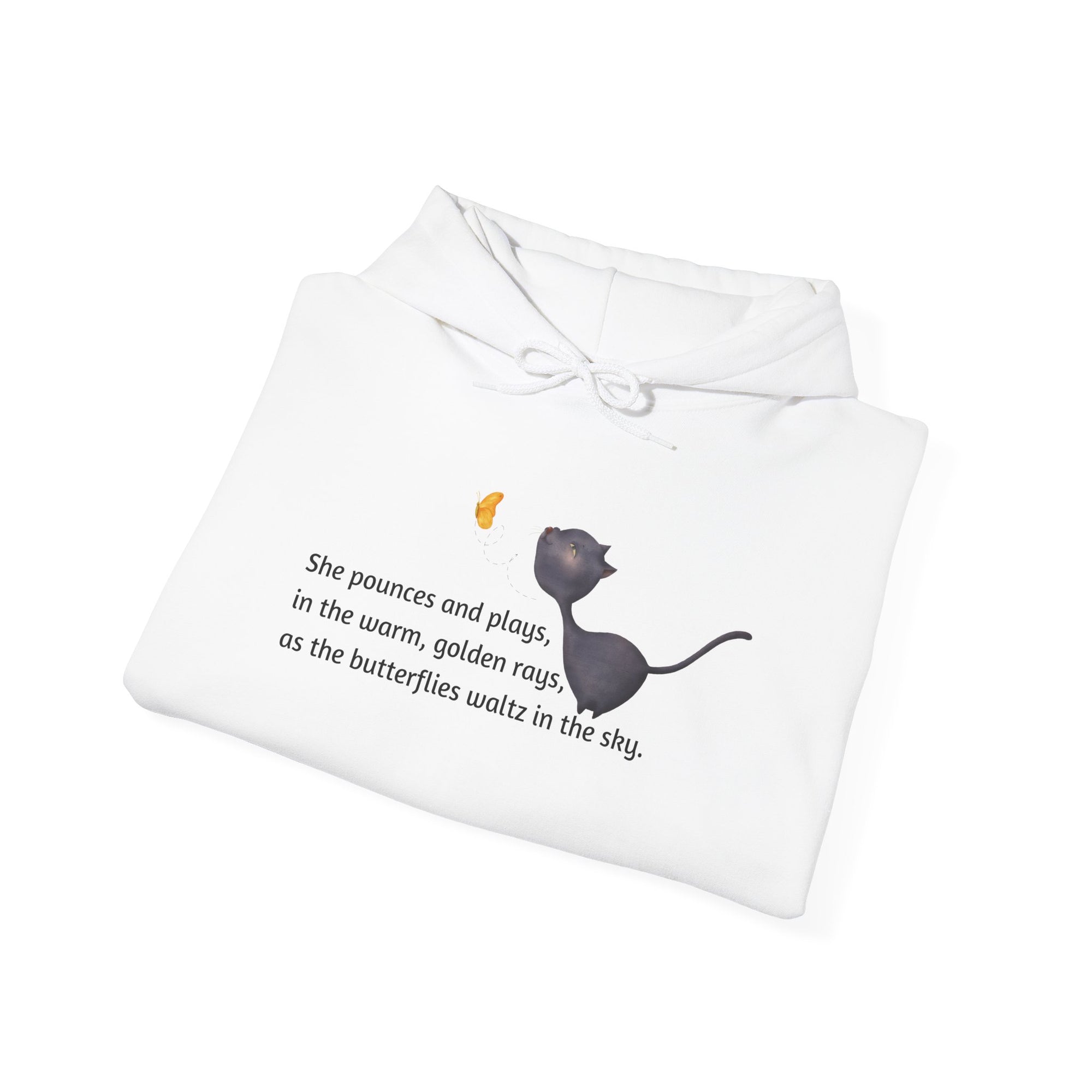 She Pounces & Plays Unisex Heavy Blend™ Hooded Sweatshirt