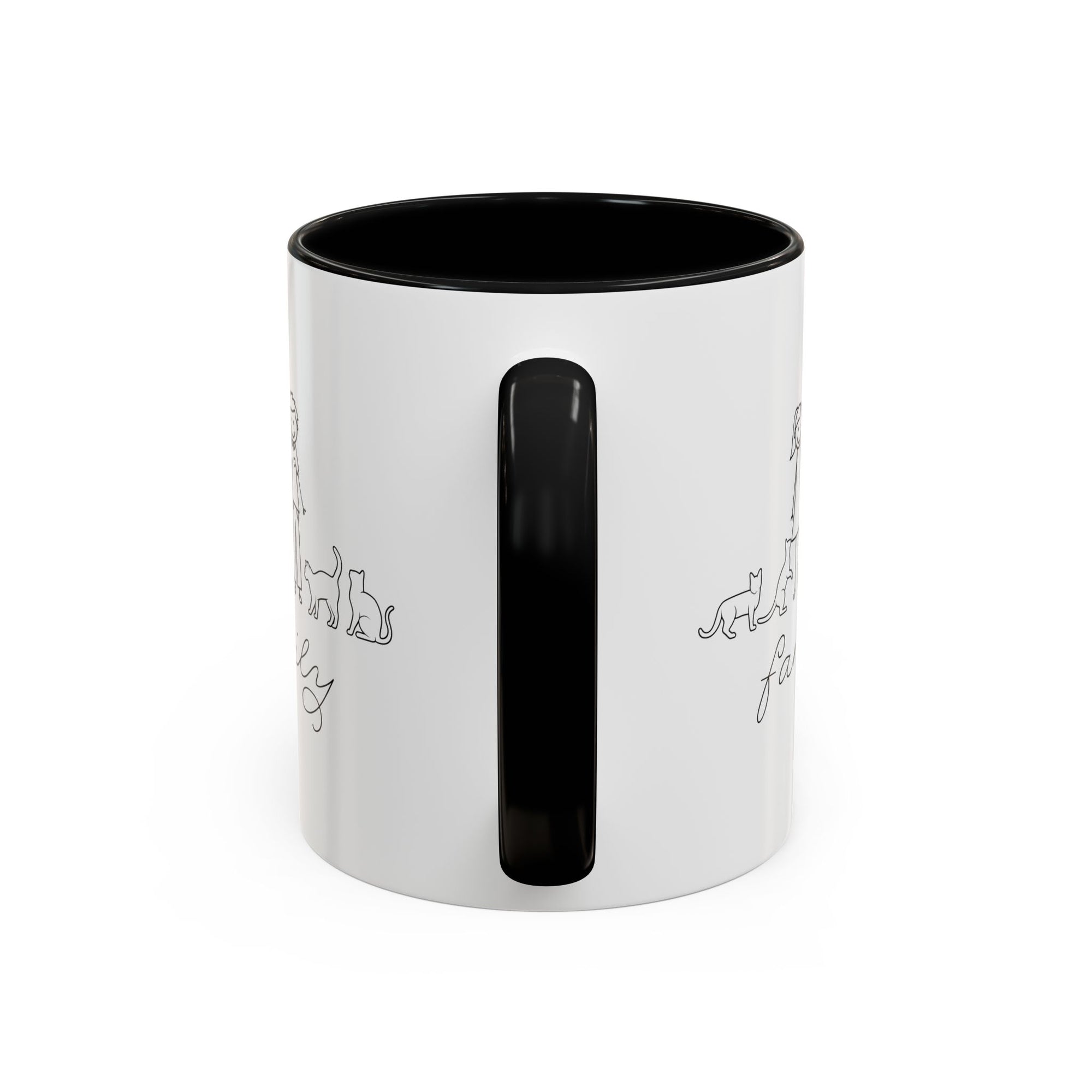 Family First Accent Coffee Mug