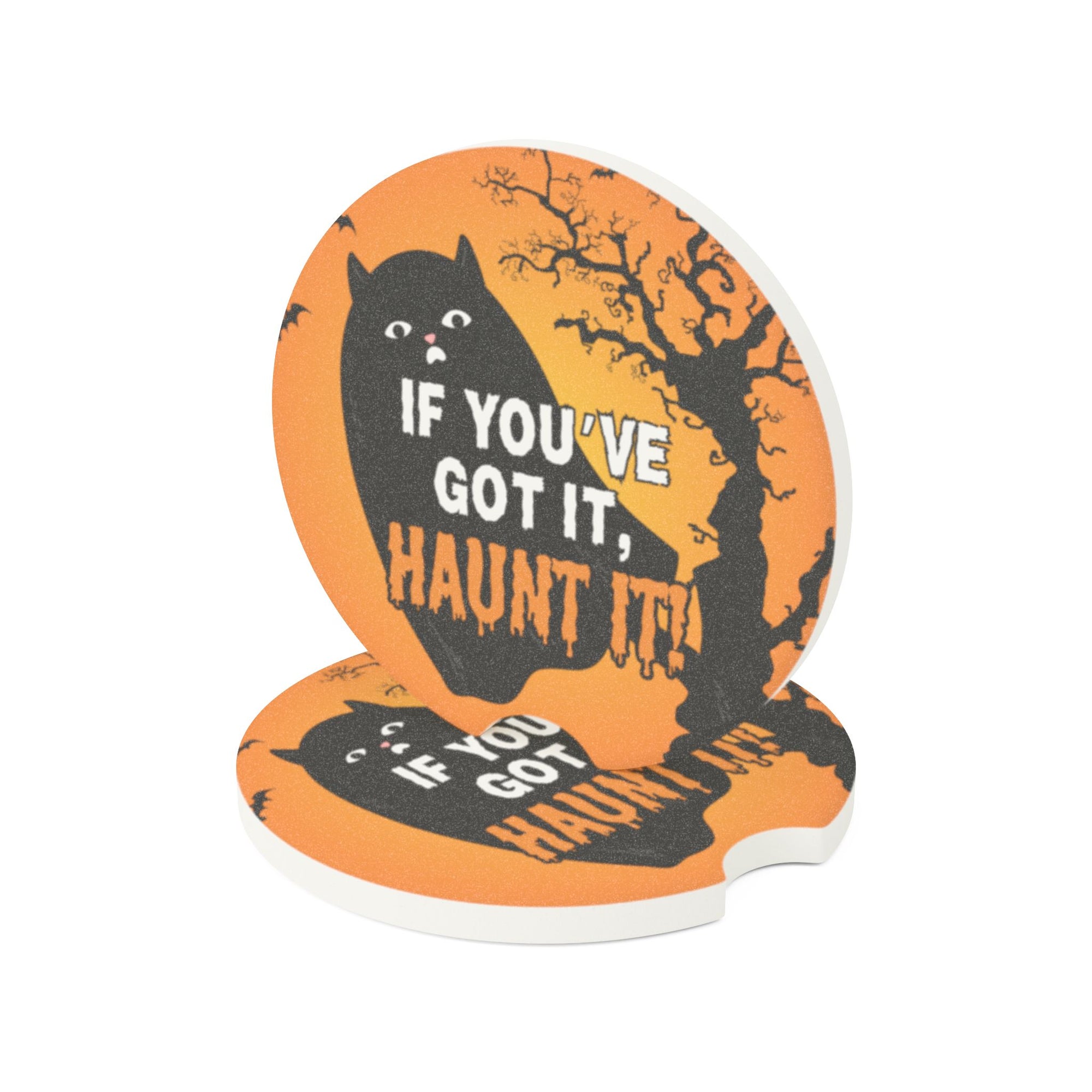 Haunt It Soapstone Car Coaster