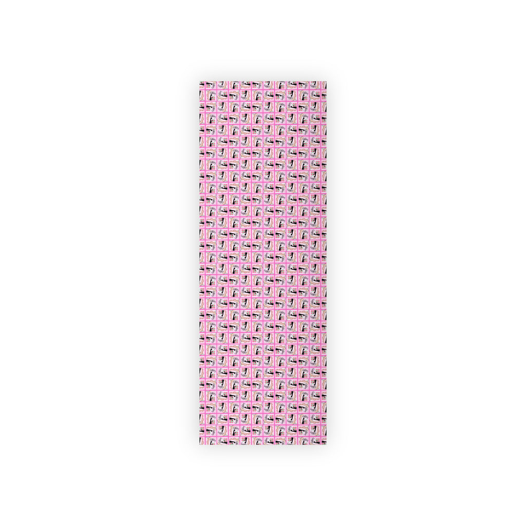 Charming Cat Lady Birthday Gift Wrapping Paper Roll