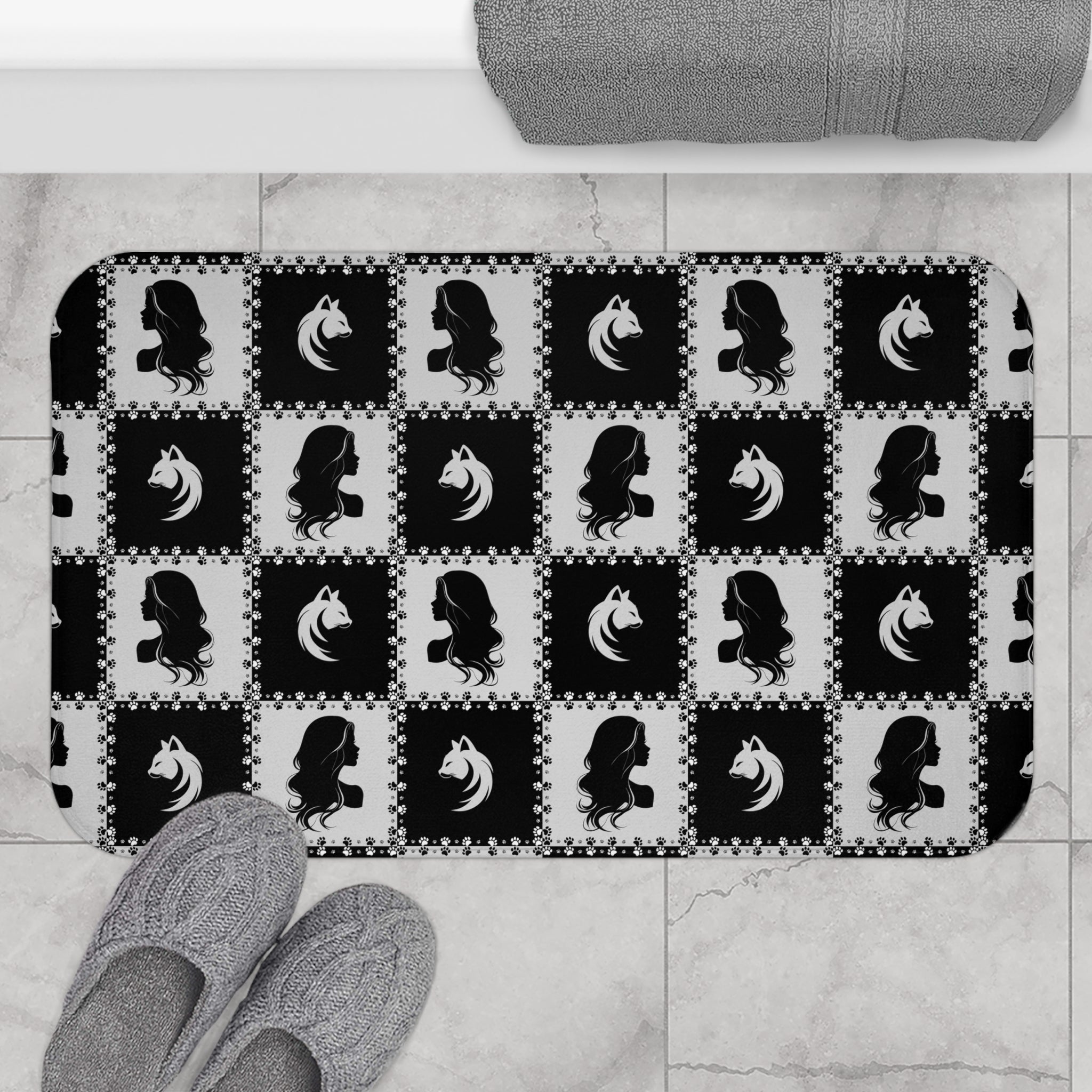Cats & Ladies Bath Mat - EpiAl's Shop
