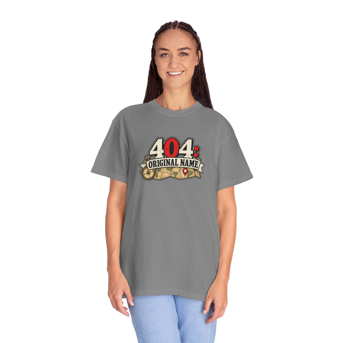 404: Original Name T-Shirt | Funny Geography Renaming Shirt