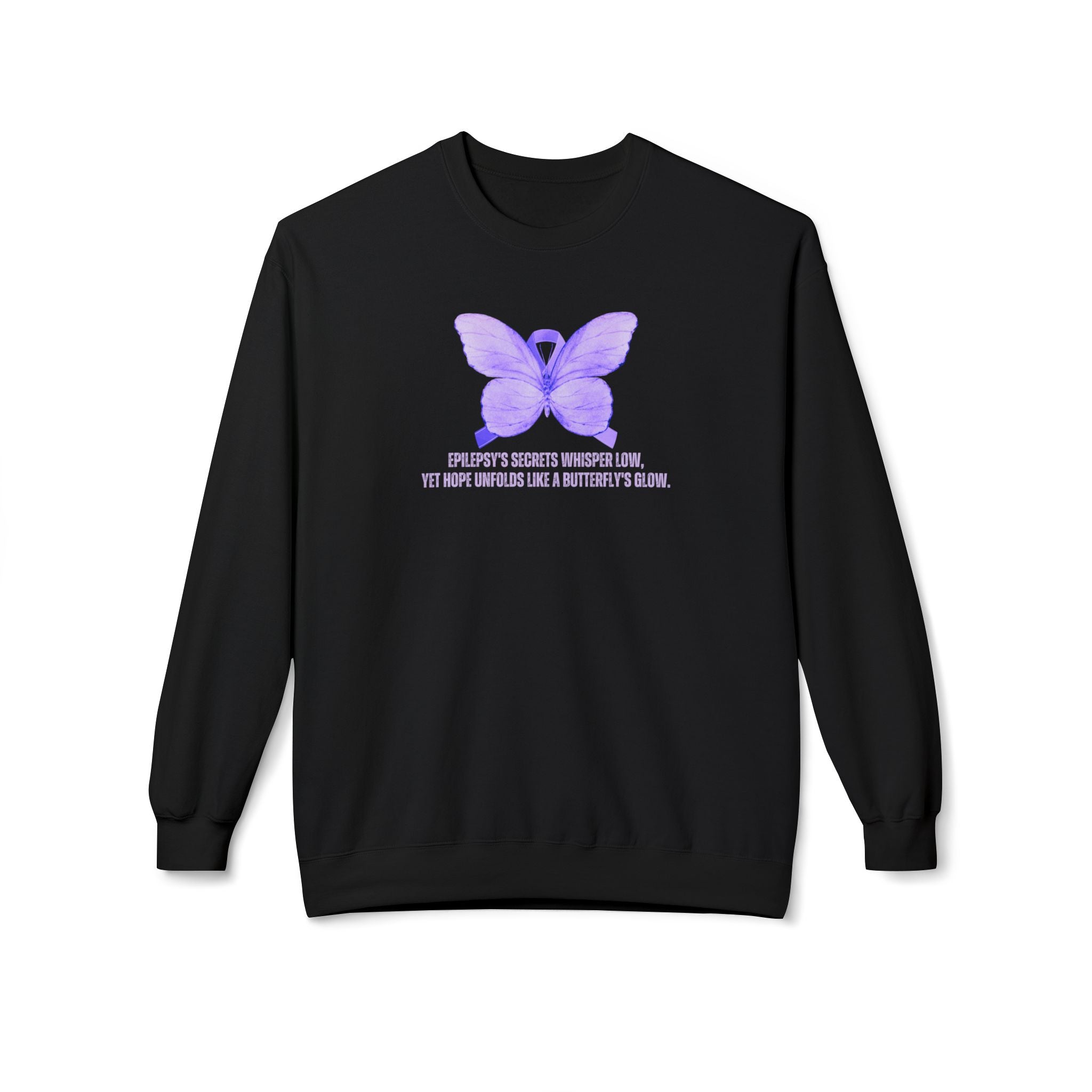 Butterfly's Glow Softstyle Fleece Crewneck Sweatshirt - EpiAl's Shop