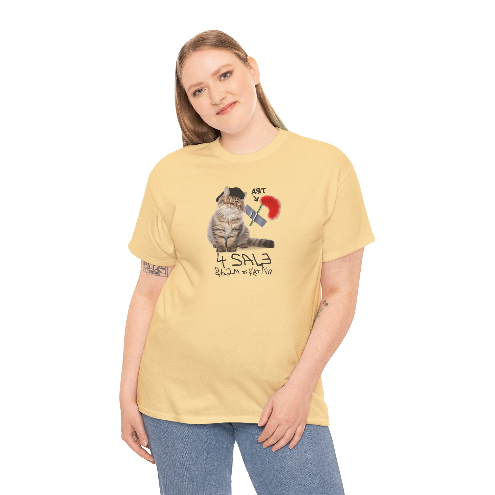 Duct Tape Art Unisex Heavy Cotton Tee