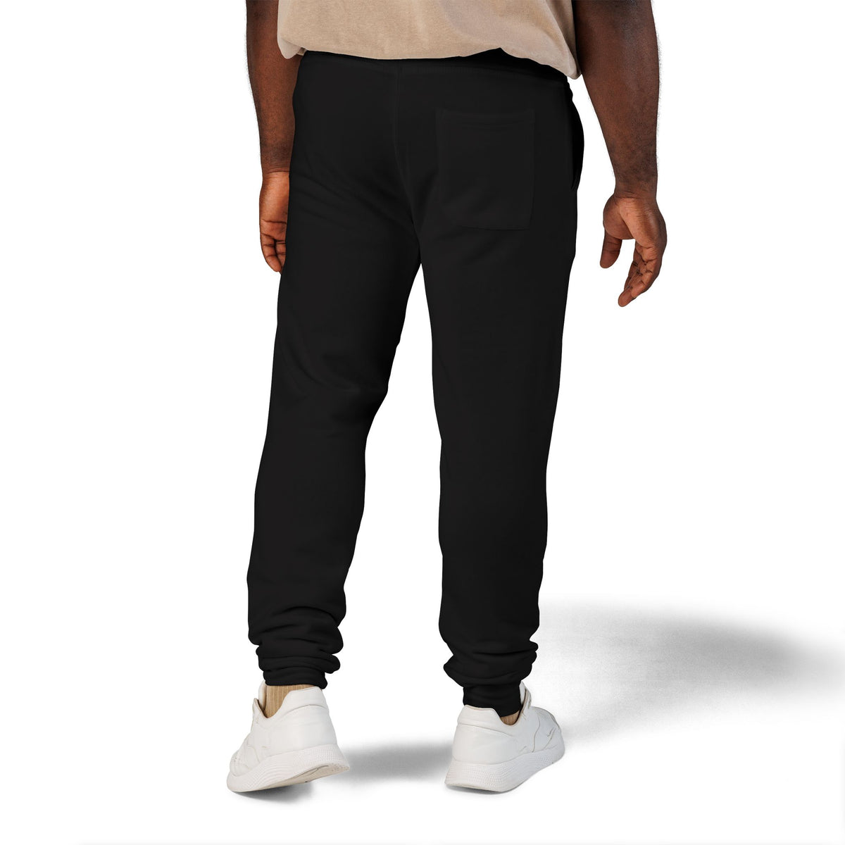 Lap of Management Embroidered Cat Fleece Joggers
