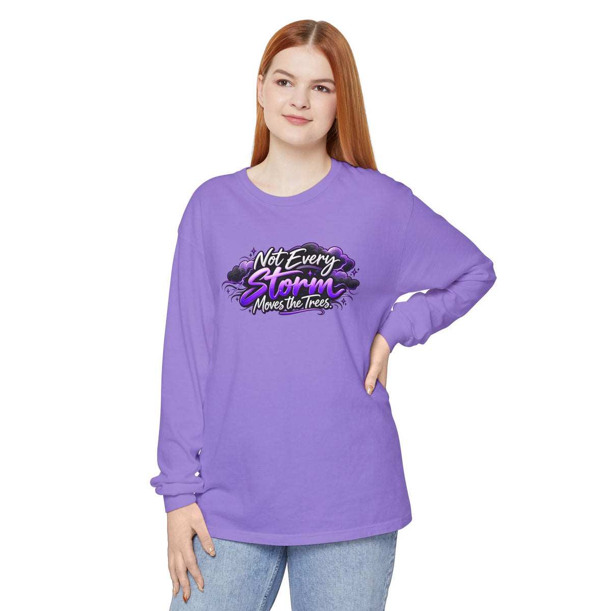 Not Every Storm Moves the Trees Epilepsy Awareness Long Sleeve Shirt