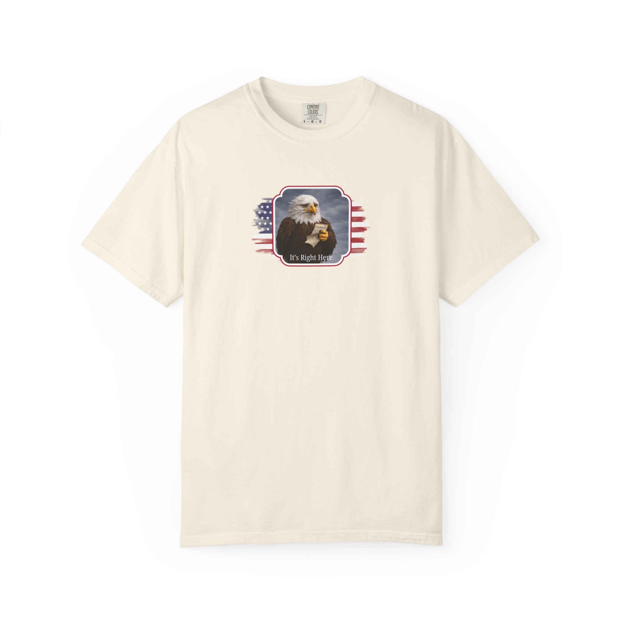 “It’s Right Here” Political Parody T-Shirt