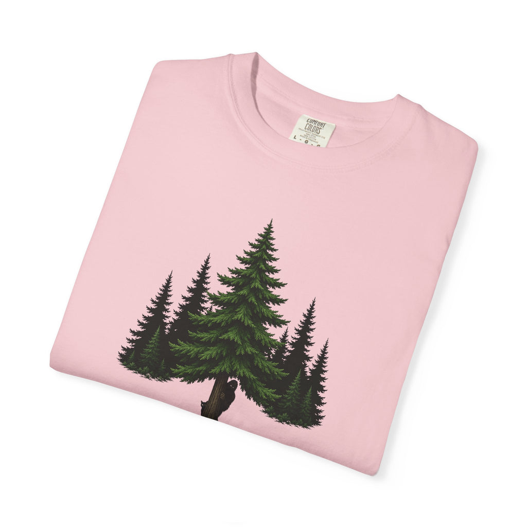 You Saw Nothing Bigfoot & Cat Garment-Dyed T-Shirt