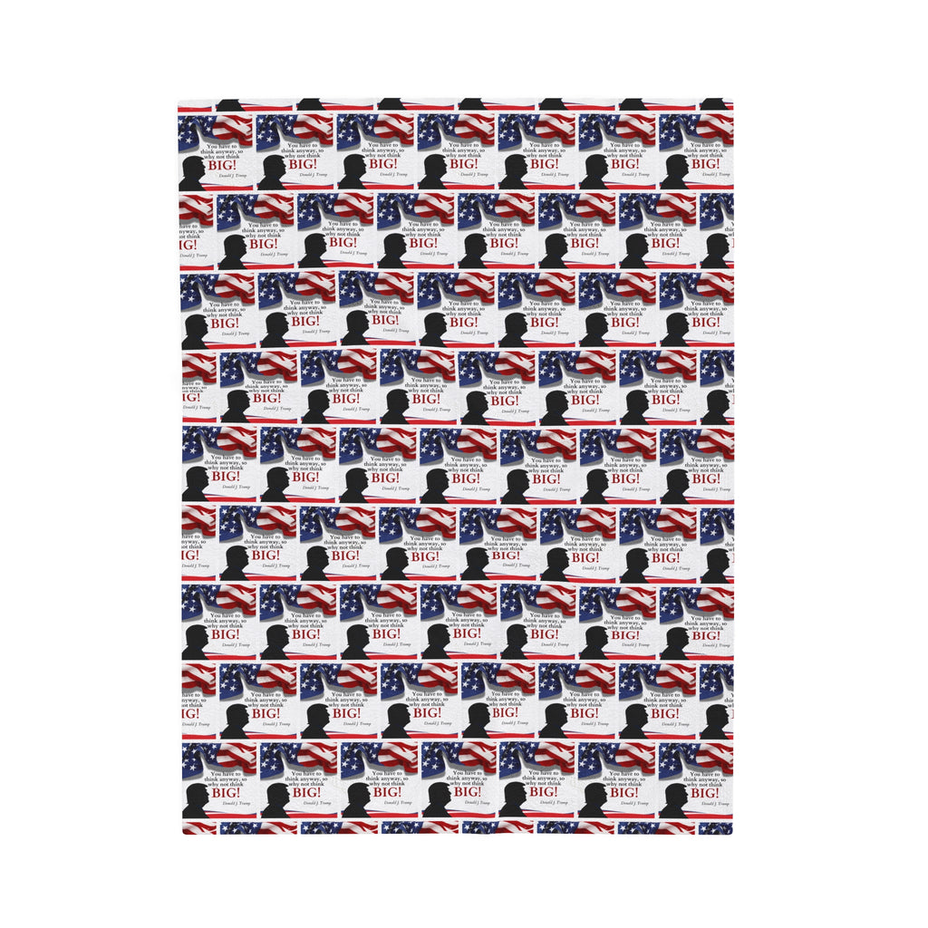 Trump: Think Big Velveteen Plush Blanket