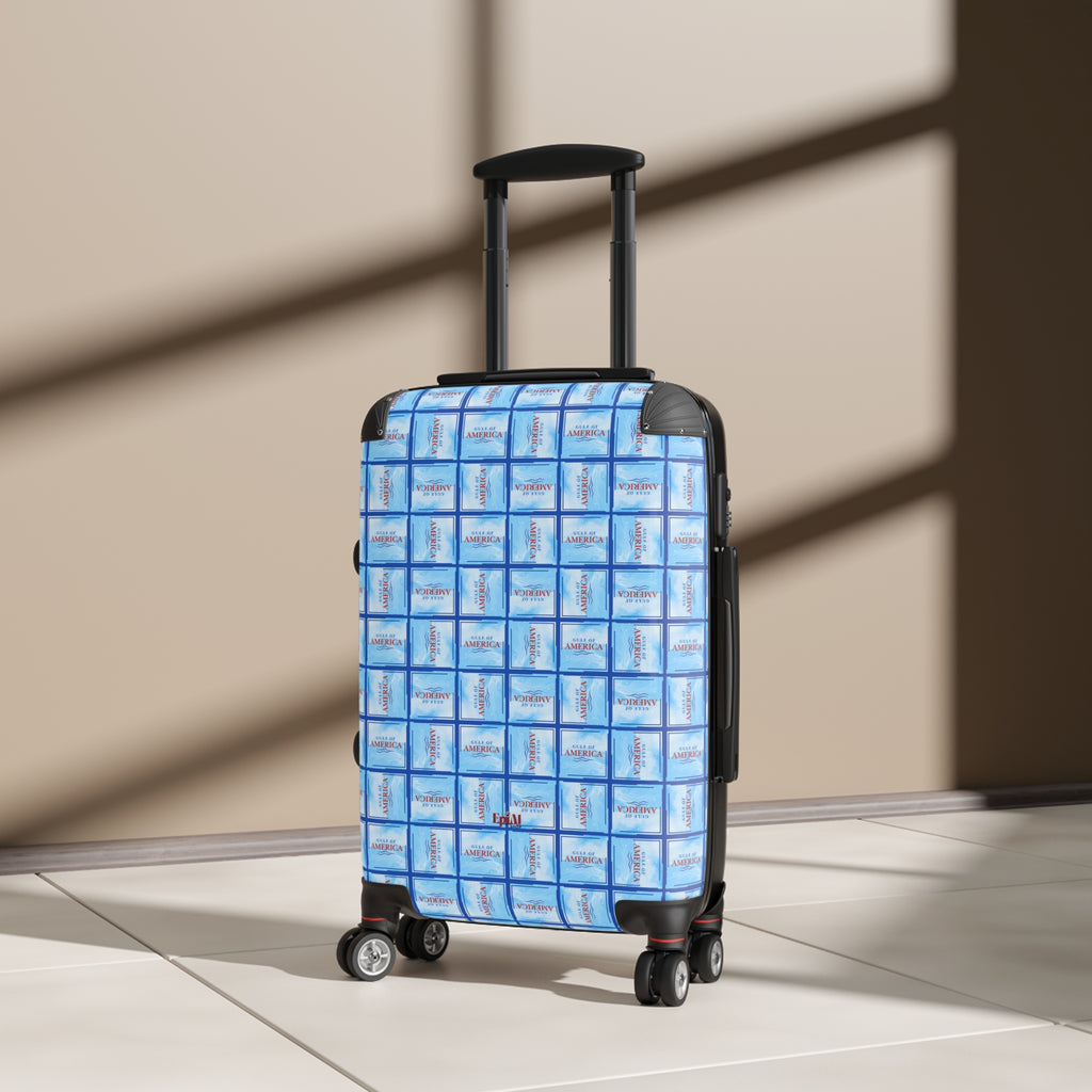American Gulf Patterned Suitcase