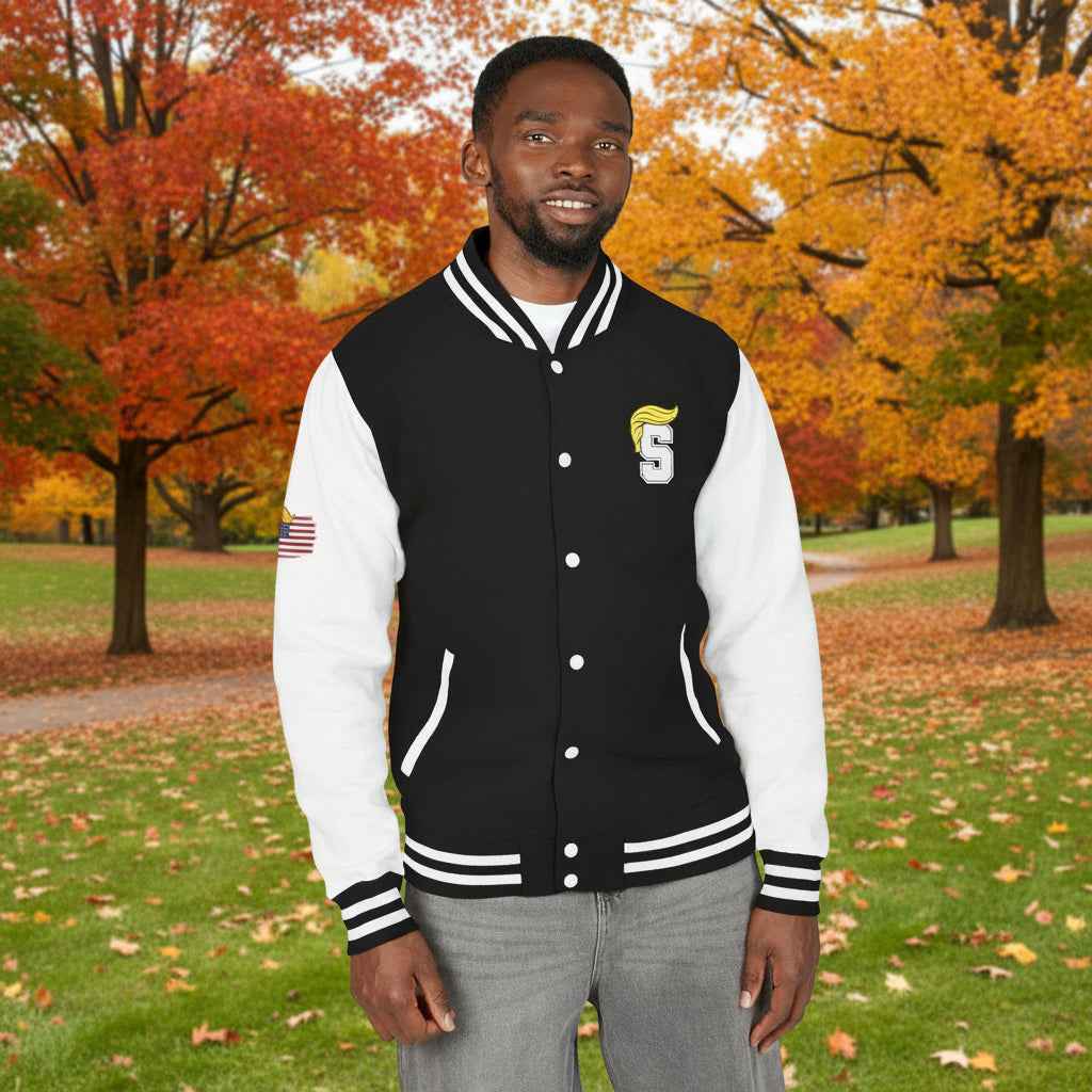 All American Swoop Team Letterman Jacket – Varsity Parody Edition