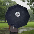Office of Strategic Drizzle Umbrella | Minimalist Rainy Day Government Seal