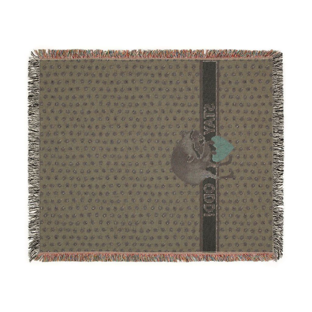 Stay Odd Jimothy Woven Cotton Blanket