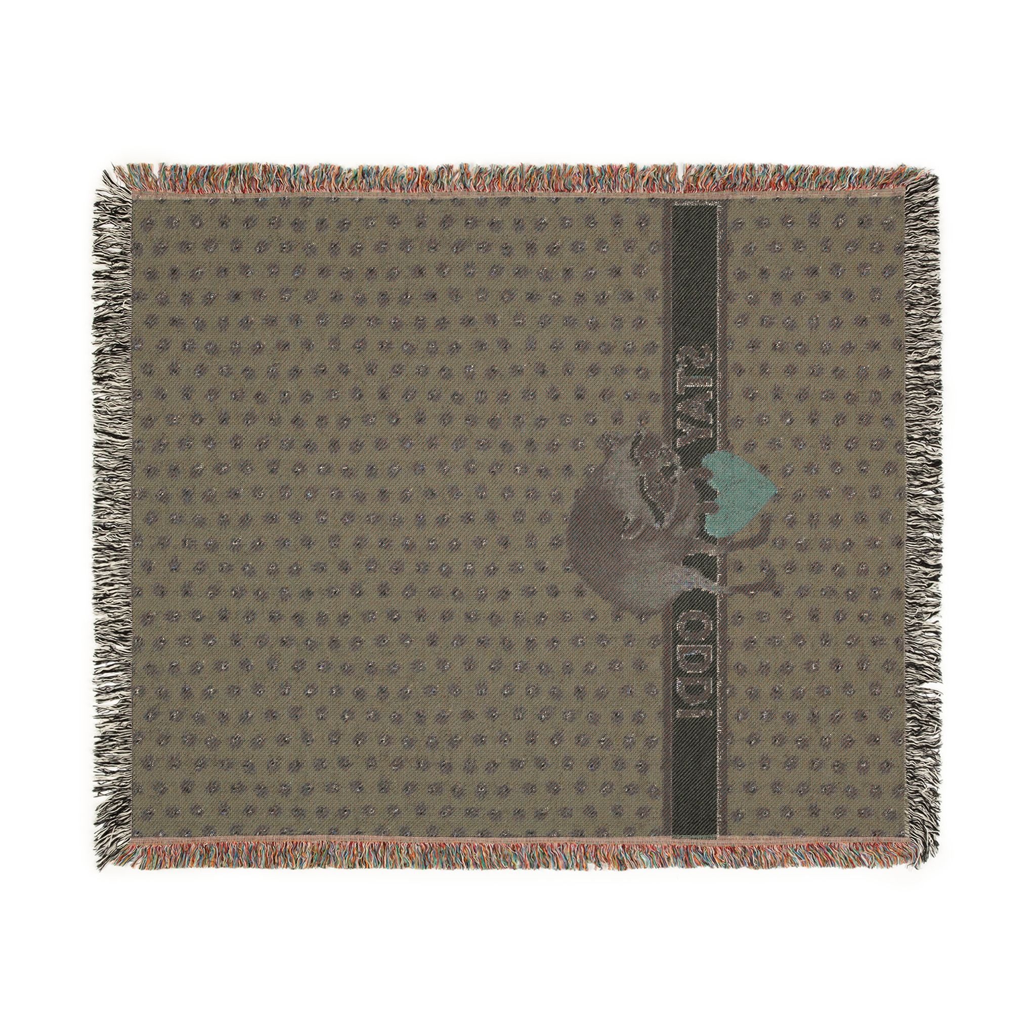 Stay Odd Jimothy Woven Cotton Blanket